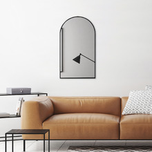 Naomi Arched Stainless Steel Wall Mirror
